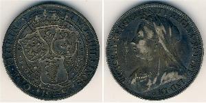1 Florin / 2 Shilling Vereinigtes Königreich von Großbritannien und Irland (1801-1922) Silber Victoria (1819 - 1901)