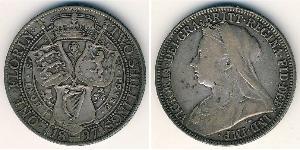 1 Florin / 2 Shilling United Kingdom of Great Britain and Ireland (1801-1922) Silver Victoria (1819 - 1901)