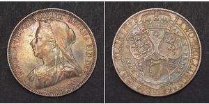 1 Florin / 2 Shilling United Kingdom of Great Britain and Ireland (1801-1922) Silver Victoria (1819 - 1901)
