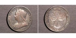1 Florin / 2 Shilling United Kingdom of Great Britain and Ireland (1801-1922) Silver Victoria (1819 - 1901)