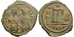 1 Follis Imperio bizantino (330-1453) Bronce Phocas(?-610)