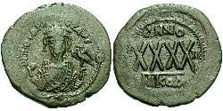 1 Follis Imperio bizantino (330-1453) Bronce Phocas(?-610)