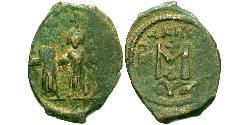 1 Follis Imperio bizantino (330-1453) Bronce Heraclio (575-641)