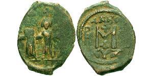 1 Follis Imperio bizantino (330-1453) Bronce Heraclio (575-641)