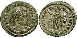 1 Follis Imperio romano (27BC-395) Bronce Constantino I (272 - 337)