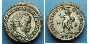 1 Follis Imperio romano (27BC-395) Bronce Constantino I (272 - 337)