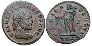 1 Follis Imperio romano (27BC-395) Bronce Galerio Maximiano (260-311)