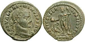 1 Follis Imperio romano (27BC-395) Bronce Maximino II (270 - 313)