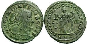 1 Follis Imperio romano (27BC-395) Bronce Galerio Maximiano (260-311)
