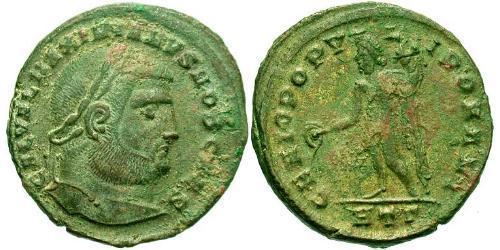 1 Follis Imperio romano (27BC-395) Bronce Galerio Maximiano (260-311)