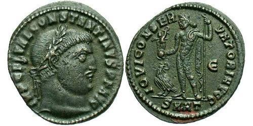 1 Follis Imperio romano (27BC-395) Bronce Constantino I (272 - 337)