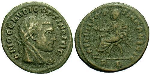 1 Follis Imperio romano (27BC-395) Bronce Claudio II (213-270)
