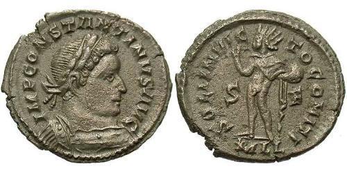 1 Follis Imperio romano (27BC-395) Bronce Constantino I (272 - 337)