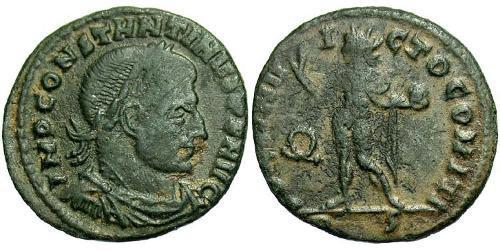 1 Follis Imperio romano (27BC-395) Bronce Constantino I (272 - 337)