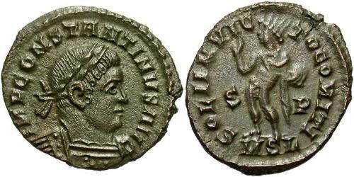 1 Follis Imperio romano (27BC-395) Bronce Constantino I (272 - 337)