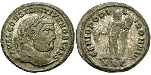 1 Follis Imperio romano (27BC-395) Bronce Constantino I (272 - 337)