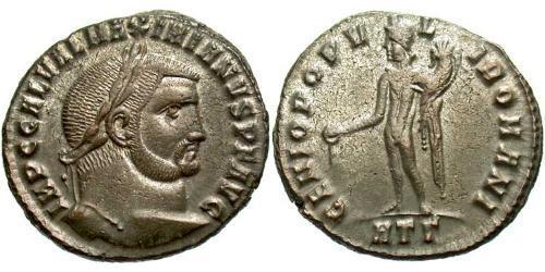 1 Follis Imperio romano (27BC-395) Bronce Galerio Maximiano (260-311)