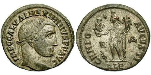 1 Follis Imperio romano (27BC-395) Bronce Maximino II (270 - 313)