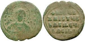 1 Follis Byzantine Empire (330-1453) Bronze Constantine VIII (960-1028)