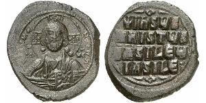 1 Follis Byzantine Empire (330-1453) Bronze Constantine VIII (960-1028)