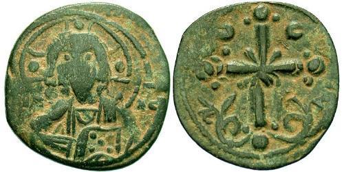 1 Follis Byzantine Empire (330-1453) Bronze Nicephorus III Botaniates (1020-1081)