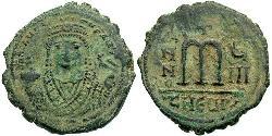 1 Follis Byzantinisches Reich (330-1453) Bronze Maurikios (539-602)