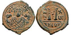 1 Follis Byzantinisches Reich (330-1453) Bronze Maurikios (539-602)