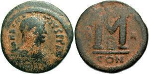 1 Follis Byzantinisches Reich (330-1453) Bronze Anastasios I (430-518)