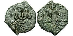 1 Follis Byzantinisches Reich (330-1453) Bronze Konstantin V (718-775) 