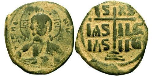 1 Follis Byzantinisches Reich (330-1453) Bronze Romano III Argyrus (968-1034)