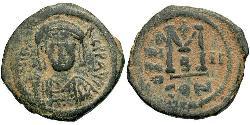 1 Follis Empire byzantin (330-1453) Bronze Maurice I (539-602)