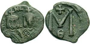 1 Follis Empire byzantin (330-1453) Bronze Théophile (813-842)