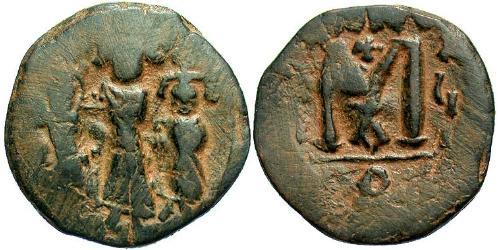 1 Follis Empire byzantin (330-1453) Bronze Héraclius (575-641)
