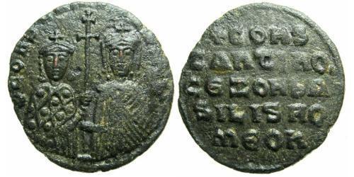 1 Follis Empire byzantin (330-1453) Bronze Constantin VII (905 -959)