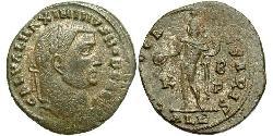 1 Follis Empire romain (27BC-395) Bronze Maximin II (270 - 313)