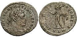 1 Follis Empire romain (27BC-395) Bronze Constantin I (272 - 337)