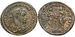 1 Follis Empire romain (27BC-395) Bronze Maximien (250-310)