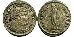 1 Follis Empire romain (27BC-395) Bronze Maximien (250-310)