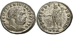 1 Follis Empire romain (27BC-395) Bronze Maximien (250-310)