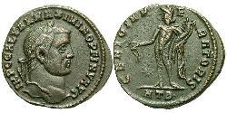 1 Follis Empire romain (27BC-395) Bronze Maximin II (270 - 313)
