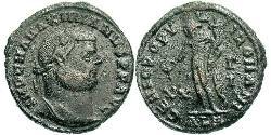 1 Follis Empire romain (27BC-395) Bronze Maximien (250-310)