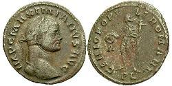 1 Follis Empire romain (27BC-395) Bronze Maximien (250-310)