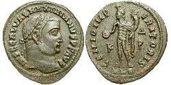 1 Follis Empire romain (27BC-395) Bronze Maximien Galère (260-311)