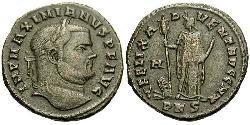 1 Follis Empire romain (27BC-395) Bronze Maximien (250-310)
