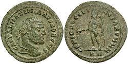 1 Follis Empire romain (27BC-395) Bronze Maximien Galère (260-311)