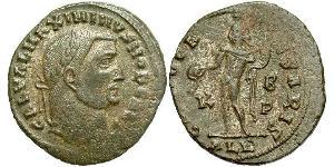 1 Follis Empire romain (27BC-395) Bronze Maximin II (270 - 313)