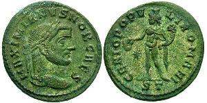 1 Follis Empire romain (27BC-395) Bronze Maximien Galère (260-311)