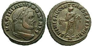 1 Follis Empire romain (27BC-395) Bronze Maximien Galère (260-311)