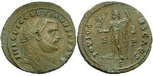 1 Follis Empire romain (27BC-395) Bronze Dioclétien (244-311)