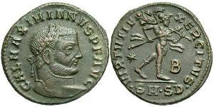 1 Follis Empire romain (27BC-395) Bronze Maximien Galère (260-311)